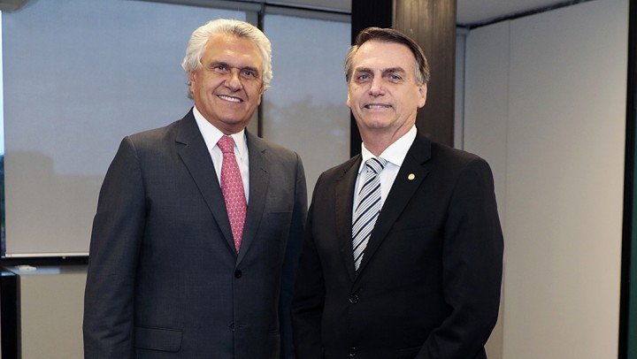 Caiado convida Bolsonaro para a abertura da Tecnoshow Comigo