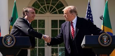 Para Bolsonaro, encontro com Trump abre “novas frentes de cooperação”