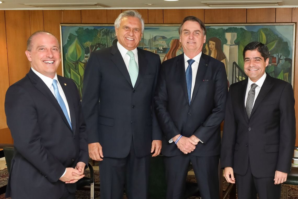 Após encontro com Bolsonaro, Caiado confia em avanço das reformas