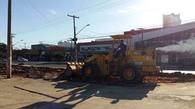 Revitalização da Praça do Trabalhador entra na segunda semana de obras