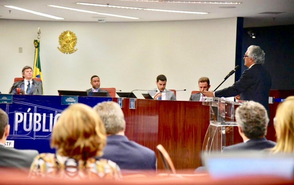 “Estamos pagando fatura deixada por governantes irresponsáveis”, critica Caiado no STF