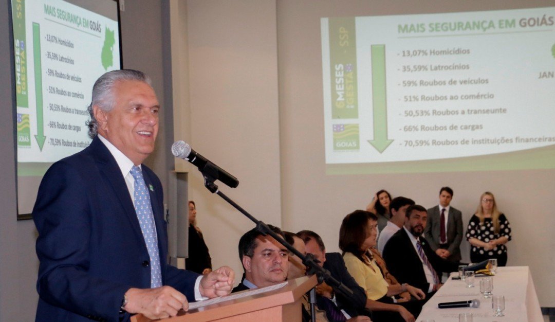 Crimes de violência caem no primeiro semestre em Goiás