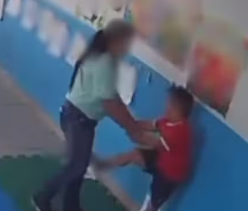 Professora dá tapa em criança em crise em Goiás