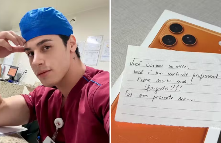 Paciente ‘misterioso’ presenteia enfermeiro com iPhone de R$ 10 mil, em Goiás
