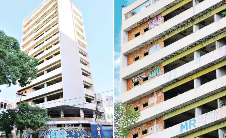 Prédio abandonado no Centro de Goiânia vai virar moradia popular