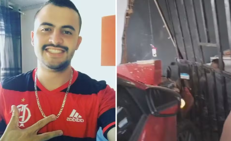 Cliente morre após carro desgovernado invadir distribuidora de bebidas em Goiás