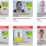 Lista com foragidos mais procurados do Brasil tem sete goianos