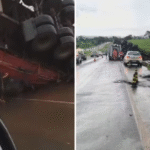 Três pessoas da mesma família morrem após carro ser esmagado em acidente em GO