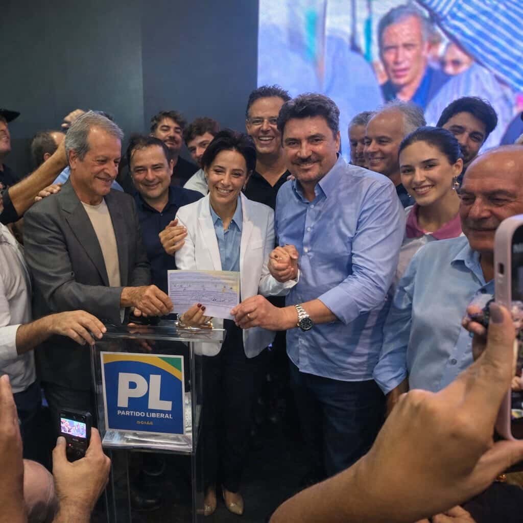 Ao lado do presidente do PL, Wilder Morais oficializa a pré-candidatura ao governo de Goiás