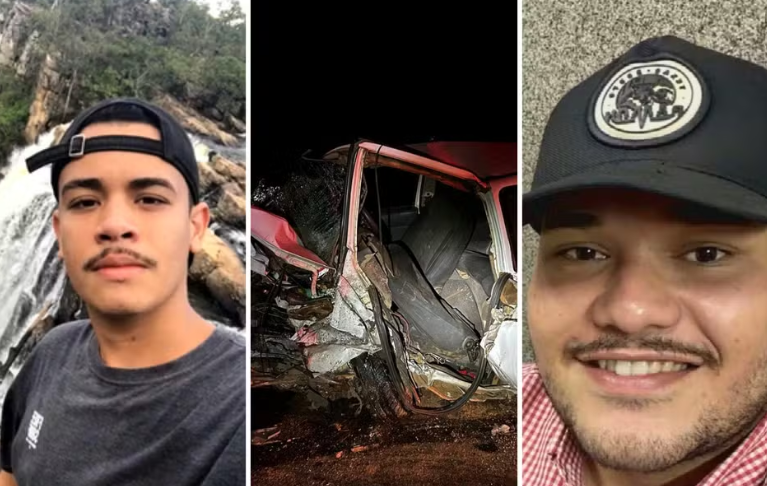 Jovens morrem após carros baterem de frente na BR-414